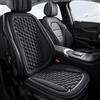YNQP Coprisedile Auto Estivo 3D Traspirante in Seta di Ghiaccio Cuscino per Sedile, per Jeep Renegade 2016-2025 Accessori Auto,Black-Front SetX1