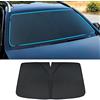 ZFSMHLH Parasole Auto per Citroen C3 Aircross, C4 Coupe, Pallas 2000-2024 - Protettore UV Anteriore Portatile, Pieghivole, Accessori Auto, Nero