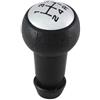 Generico Pomello leva cambio per Fiat Scudo II dal 2007 al 2016 5 marce Nero/Argento 274g FP22301