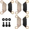 Mabutingti Pastiglie freno anteriori posteriori sinterizzate e soffietti per Polaris Sportsman 300/400 / 450/500 / 550/570 / 800/850 / ETX Scrambler 850 Predator Outlaw 500 Hawkeye