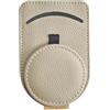 upbeat Porta Occhiali da Auto, Clip per Occhiali da Sole per Auto, Portaocchiali Auto in Pelle, Supporto per Occhiali e Biglietti da Visita, Occhiali e Porta Biglietti da Visita, Beige