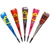 HANUMAN STORE Set di gel da colorare 5 x 25 g, blu Golecha blu, arancione, castagno, rosa, ciliegia, senza ammonia, senza PPD