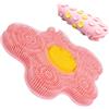 Xepasiay Spazzola Doccia per Piedi - Tappetino in Silicone con Ventose Antiscivolo | Spazzola da Parete per Schiena,per Pulizia Pavimento Parete Doccia Uomo Donna