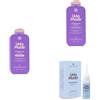 UNIQ MADE - Shampoo Capelli Lisci 350 ml + Balsamo Capelli Lisci 350 ml + Booster Acido Ialuronico 8 ml