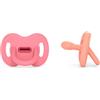 Suavinex, Ciuccio Colour Essence in Silicone, 6-18 mesi, 2 pezzi, Rosa