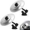 Tutamaz 2 pezzi Auto Vehicles Decorazione interna Auto Crash Bacino Auto Crash Bacino fessura di ventilazione, Mini bacino tamburo per auto, Mini bacino batteria per la decorazione degli amanti della musica