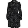 ONLY Onlnova Life Elite L/S Shirt Dress, Nero, XS Donna