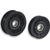 TitanAuto GX20286 GX20287 - Puleggia di ricambio V-Idler e kit puleggia piatta compatibile con John Deere D140 D130 D100 LA175 LA140 LA135 L130 L111 L2048 102 105 155C 102 102 100 5 108. 125 145 7760 S100 S110