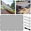 FlySoul Frongivistibalcone per Protezione 0.5x3m Schermo per la Privacy del Balcone Recinzione Copertura per Privacy Balcone Copri Ringhiera Balcone per Balcone Giardino terrazza con Occhielli e Fascetta