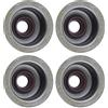 Gubeter Kit paraolio stelo valvola 2 pezzi, per parti motore motore tosaerba Per HONDA Gx120 Gx160 Gx200, 12209-Zh8-003
