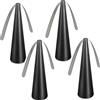 ZVD 3 Pezzi Ventola Anti Insetti, Ventilatore anti Mosche, Repellente per Zanzare per Interni Ed Esterni,Scaccia e Allontana Mosche, Vespe, Moscerini e Zanzare dal Cibo (Nero*4pcs)