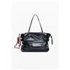 Desigual, Borsa shopping grande, Poliuretano, Nero, U
