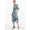Desigual, vestito chemisier giardino, Donna, Viscosa, Giallo, XS