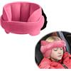 Futuhada Supporto Testa Seggiolino, Fascia di Supporto per la Testa del Bambino Poggiatesta Regolabile per Seggiolino di Sicurezza, Auto Testa Supporto Regolabile, Morbido e Confortevole (pink)
