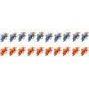 Nerf Elite, Ace SD-1 Party Pack, 10 Blaster e 20 dardi Originali Elite, Impugnatura di armamento a retroazione, mirino, Esclusiva Amazon (Confezione da 2)