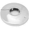 Schläfer 440613 | Rosette Copritubo per Termosifoni, Foro 27mm (3/4), Rosone Universale per Copertura Tubi Caldaie, Stufe, Cappe, Impianti Civili e Industriali, Finitura Cromata, 2 Pezzi