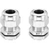 QUARKZMAN Pressacavi M18x1,5 connettore con serracavo impermeabile IP68 2pz | per cavi da 5-10 mm di diametro, protezioni per cavi in acciaio inossidabile 30