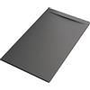 OLIMPO DOCCE - Piatto doccia in marmoresina Grigio Scuro effetto pietra cemento VINCENT - 70x140