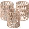 Yearninglife Paralume in rattan, lampada da terra, paralume a sospensione, piccola lampada a sospensione in rattan, accessorio per lampada da tavolo, lampade da appendere, lanterna per torte, sala da pranzo, bar,