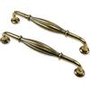 Mprofi MT® 10 Pezzi | Maniglie per Mobili Cucina | 128 mm | Maniglie per Cassetti, Ante, Armadi e Pensili | Design Moderno Effetto Oro Vecchio, per Cucina, Bagno e Camera