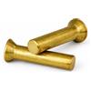 Screws City Rivetti M3 (3 mm x 8 mm) (confezione da 50) in ottone massiccio a testa svasata DIN661 per metallo e assemblaggio meccanico, D06D