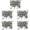 TopHomer ASK1EN - Morsettiera portafusibili per montaggio su guida DIN (confezione da 5), 6,3 A, 500 V, adatta per scatole di distribuzione, armadi e apparecchiature ad alta pressione