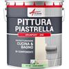 ARCANE INDUSTRIES Vernice per piastrelle bagno e cucina - ARCAPOXY PIASTRELLE - 1 kg (fino a 10 m² in 2 strati) Verde bianco - RAL 6019
