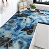 HotDecor Carta Da Parati Adesiva Muro Effetto Marmo Pvc Rotolo Blu/Nero/Bianco Plastica Pellicola Adesiva Per Mobili Carta Da Parati Decorativi Moderna Rivestimento Cucina Lavabile 40cm x 200cm