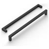 Amerdeco 5 pezzi Maniglie per Mobili da Cucina Nero Maniglie cucina Distanza fori 320mm armadietti in acciaio inossidabile per mobili da cucina Decorazioni per la casa