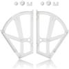 Kukyller Cerniera per scarpiera, cerniera in plastica scavata a due strati per scarpiera per scaffali, accessori per cassetti, ecc., ribaltamento liscio (white)