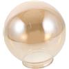 Housoutil Paralume in Vetro a Globo per Bocce Lampadario Ricambio, Forma Rotonda 15x14,5x8,5 Cm, Sostituzione Facile per Interni Vintage e Hotel
