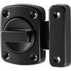Sayayo Chiavistello Serratura Porta Scorrevole Bullone Rotante Bullone Chiavistello Serratura Antifurto per Porte Interne Chiavistello per Porta in Legno Serratura Bagno, Nero Opaco, EMS250U-B