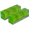 umei Alta Precisione Mini Livello Bolla Piccola Bolla Orizzontale Tre Linea Orizzontale Livello Perla 2PCS (52X18X15mm)