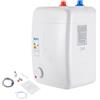 VonVVer Serbatoio acqua calda da 8 l, piccolo serbatoio da 1500 W, scaldabagno 30-75 °C, resistente alla pressione, 0,7 Mpa, 23 x 21 x 36 cm