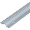 Metalideal | Guida Pavimento Cancello Scorrevole Avvitabile Gola Tonda - 16 mm - Lunghezza 3 m - Carico max 1200 kg