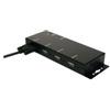 EXSYS HUB esterno USB 2.0 a 4 porte, 480 Mbit/s, nero, metallo, CE, FC, ROHS, Win 98SE, ME, 2000, XP, Vista, Server 2003 Linux Mac OS, 250 g
