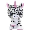 Lumo Stars peluche corno Lumo Unicorn Pilkku 24 cm bianco/nero
