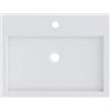 Riho copia di Lavabo rettangolare doppio in Vetroceramica bianca 121x45 cm RIHO