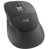 Logitech Signature Comfort Plus M850 L, per destrimani, ottico, wireless RF + Bluetooth, 4000 DPI, grafite