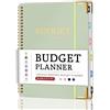 RUKAR Budget Planner, quaderno mensile con tracker delle spese, 18,3 x 25,4 cm, pianificatore finanziario non datato e organizer per banconote per gestire i tuoi soldi in modo efficace, per famiglie, affari