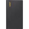 rido/idé Agenda tascabile Mod. Mini Planner d 15 2027 | A6, Plastica, Nero