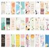 Palumma 30 segnalibri di carta, 30 stili diversi, accessori alla moda per libri, segnalibri in stile naturale