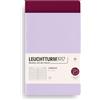 LEUCHTTURM1917 368176 Jottbook A5, 59 pagine numerate, Righe, Lilac + Port Red, confezione doppia