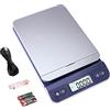 UNIWEIGH Bilancia Digitale Postale da 39kg/86lb, Bilancia per Pacchi Posta, Bilance per Spedire, Digital Parcel Scale per Ufficio, Magazzino, Lettera, Casa, include cavo USB, metro a nastro, blu