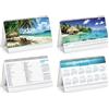 ONE SHOP di Bracalente Piero Calendario da tavolo scrivania uffico Olandese 2027 santi e lune festività internazionali cm19x45 (Paesaggi)