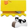 Generico Tagliere a strisce di cartone, taglierina di cartone graffiante gatto,Strumento portatile Cutter stampato in 3D | Macchina da taglio, strumenti manuali per la tavola da graffio, striscia