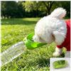 HBDSMLPL Borraccia Portatile per Cani Portatile Compatibile Con la Maggior Parte Delle Bottiglie di Acqua Minerale Ciotola in Silicone per Bottiglie per Portare a Spasso il Cane,green