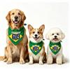 Generico Bandana Cane Personalizzata Per Mondiali 2026, Bandana Per Cani Con Nome E Numero Stile Calcio, 18 Modelli Di Bandiere，Per Cani Piccoli Medi Grandi, Amanti Dei Cani (Brasile)
