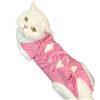 Generico Tuta Gatto Dopo Operazione Traspirante - Vestito Chirurgico Gatto | Body Morbido per Prevenire Leccamento Ferite Sterilizzazione Indoor Casa
