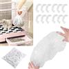 bangminda 50 Pezzi Fodere per Lettiera Monouso per Piccoli Animali Pellicola di Plastica per Gabbie Conigli Criceti Porcellini d'India Pellicole Usa e Getta per Toilet per Animali Pellicola, 35x25 cm